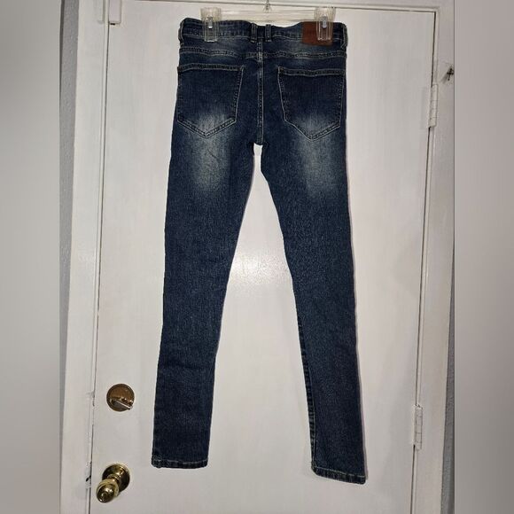 Men's Reelistik NYC Distressed Skinny Jeans Sz 29 - Picture 7 of 11